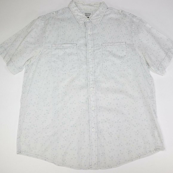 Threads & Heirs Men Button Down Shirt Short Sleeve - Picture 2 of 6